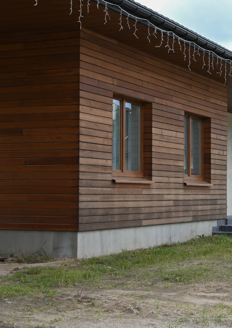 Bardage bois extérieur maison