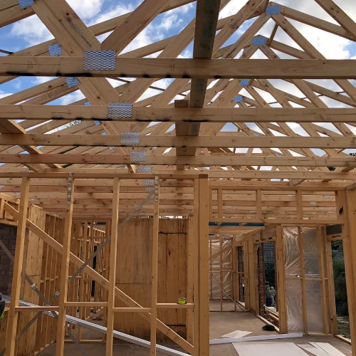 Ossature bois de maison