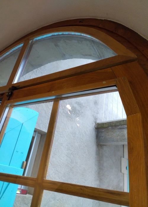 remplacement-vitrage-porte-entree-haute-savoie Remplacement vitrage supérieur porte d'entrée par Menuiserie Cusin